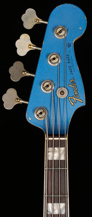 Fender Custom Shop Masterbuilt Jason Smith 1961 Jazz Bass Journeyman Relic Lake Placid Blue Painted Matching Headstock (706)