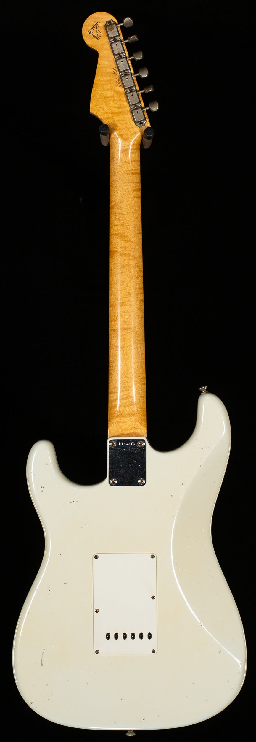 Fender Custom Shop True &#39;62 Strat Journeyman Relic Masterbuilt Dennis Galuszka Olympic White Brazilian &#39;59 C (873)