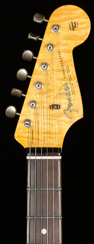 Fender Custom Shop True '62 Strat Journeyman Relic Masterbuilt Dennis Galuszka Olympic White Brazilian '59 C (873) (873)