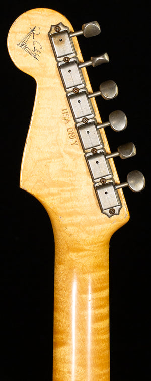 Fender Custom Shop True '62 Strat Journeyman Relic Masterbuilt Dennis Galuszka Olympic White Brazilian '59 C (873) (873)