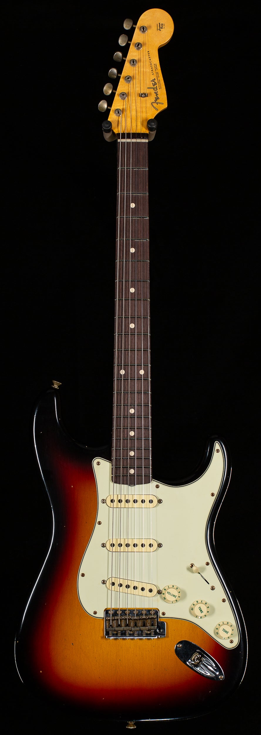 Fender Custom Shop Willcutt True '62 Stratocaster Journeyman Relic 3-Tone Sunburst Josephina Handwound 57 Soft V (150)