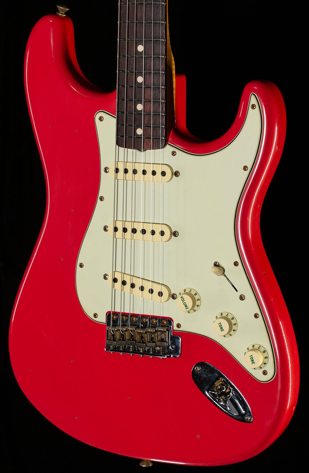 Fender Custom Shop Willcutt True '62 Stratocaster Journeyman Relic Fiesta Red Large C (203)