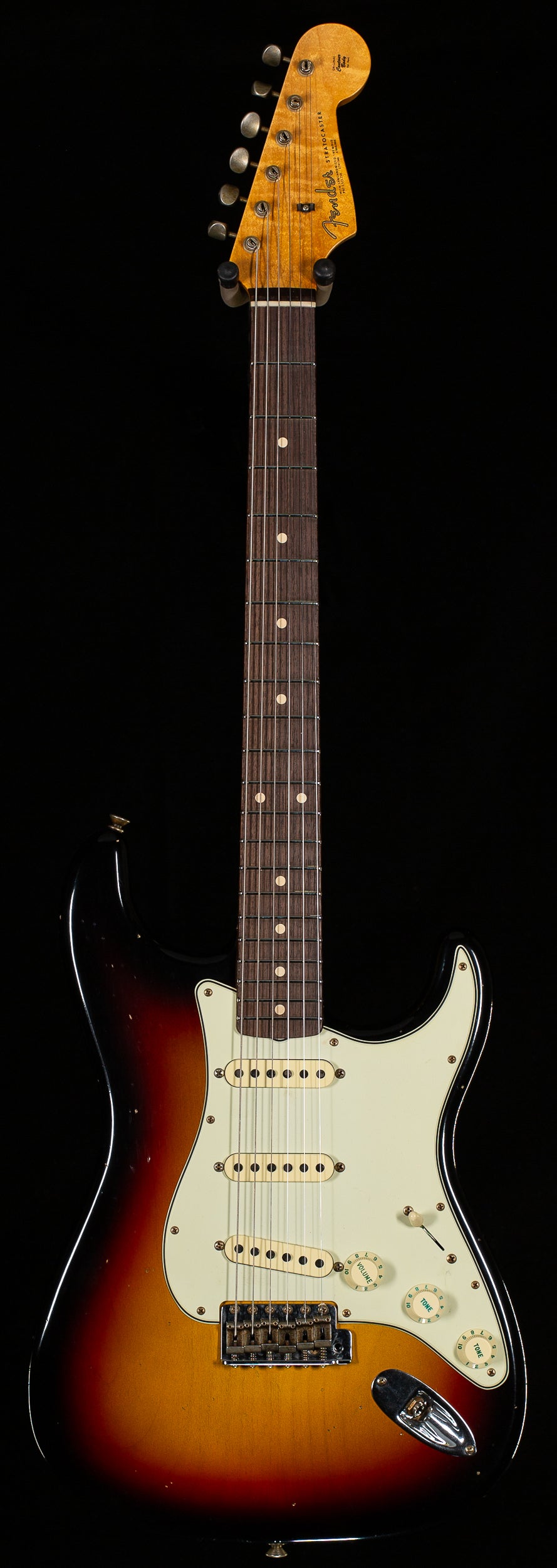 Fender Custom Shop Willcutt True '62 Stratocaster Journeyman Relic 3-Tone Sunburst Large C (204)