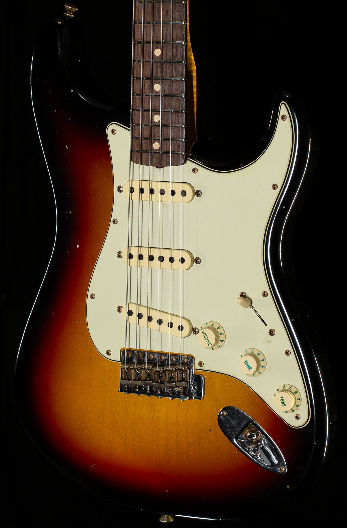 Fender Custom Shop Willcutt True '62 Stratocaster Journeyman Relic 3-Tone Sunburst Large C (204)