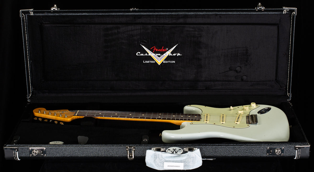 Fender Custom Shop Willcutt True '62 Stratocaster Journeyman Relic Olympic White 60s Oval C (301)