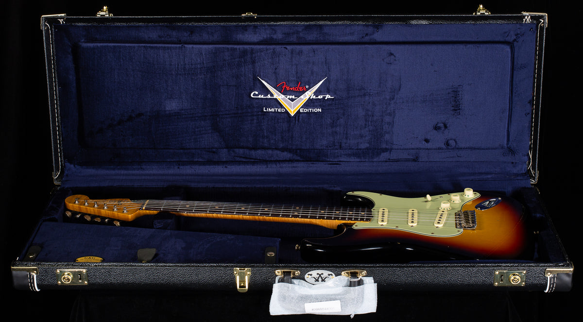 Fender Custom Shop Willcutt True '62 Stratocaster Journeyman Relic 3-Tone Sunburst Josephina Handwound 57 Soft V (355)