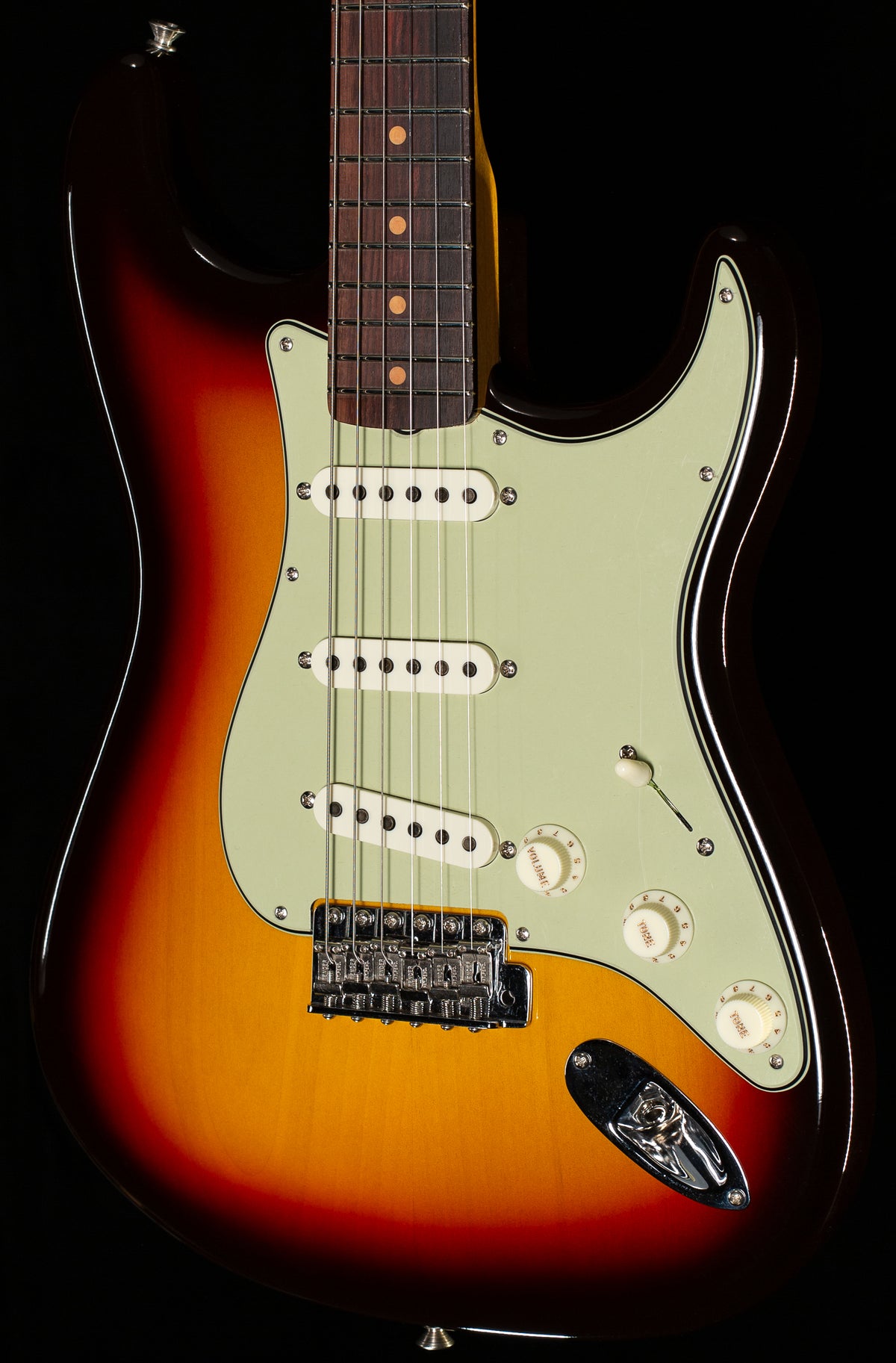 Fender Custom Shop Vintage Custom 1959 Stratocaster NOS Chocolate 3-Color Sunburst (626)