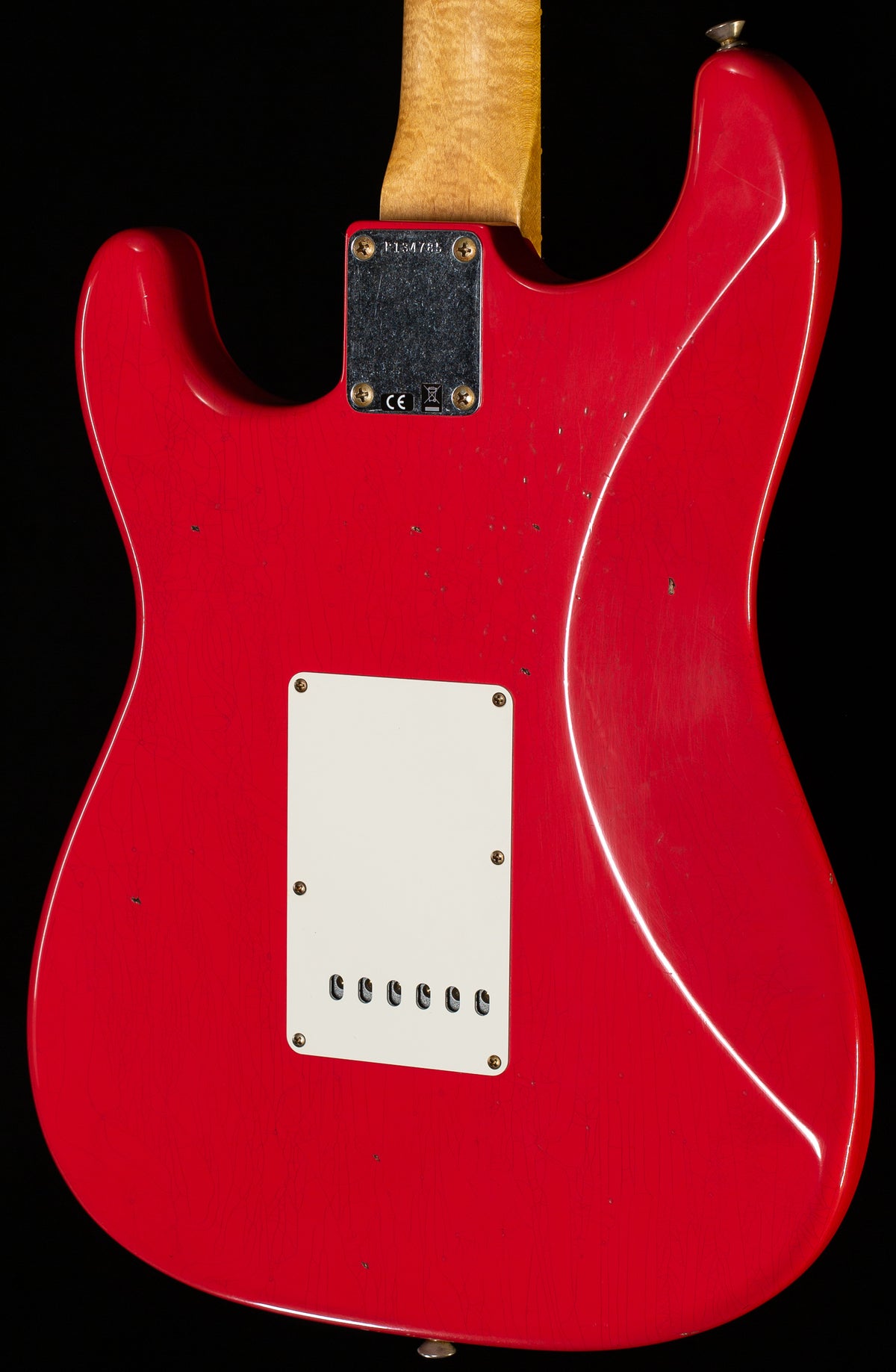 Fender Custom Shop Willcutt True &#39;62 Stratocaster Journeyman Relic Fiesta Red Large C (785)