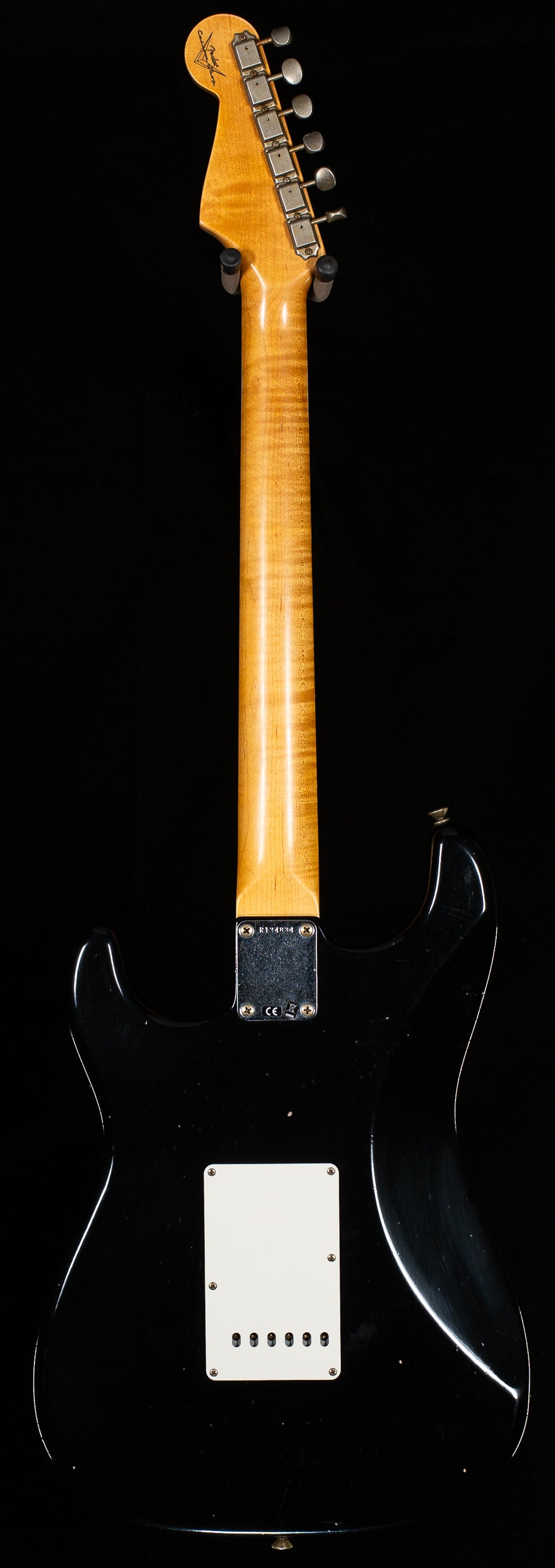 Fender Custom Shop Willcutt True '62 Stratocaster Journeyman Relic Black 60s Oval C (834)