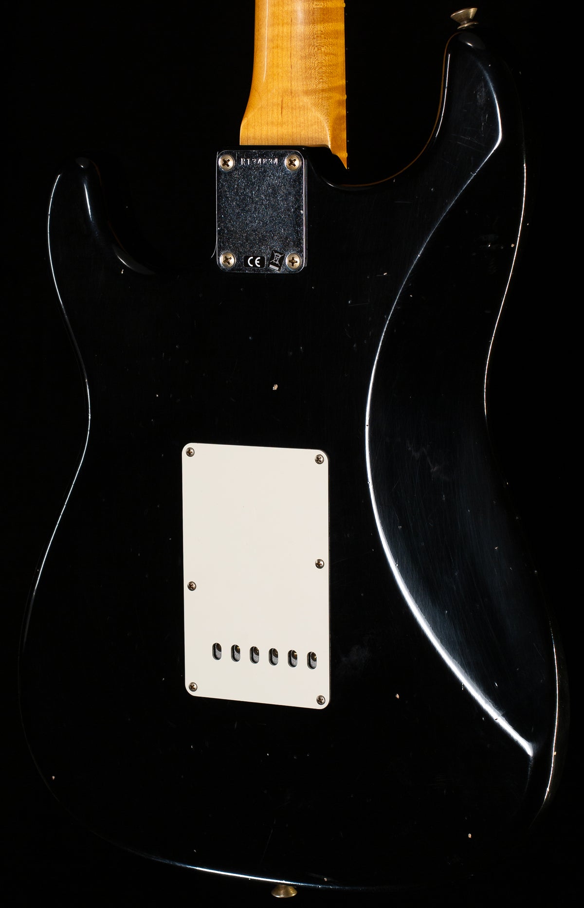 Fender Custom Shop Willcutt True '62 Stratocaster Journeyman Relic Black 60s Oval C (834)