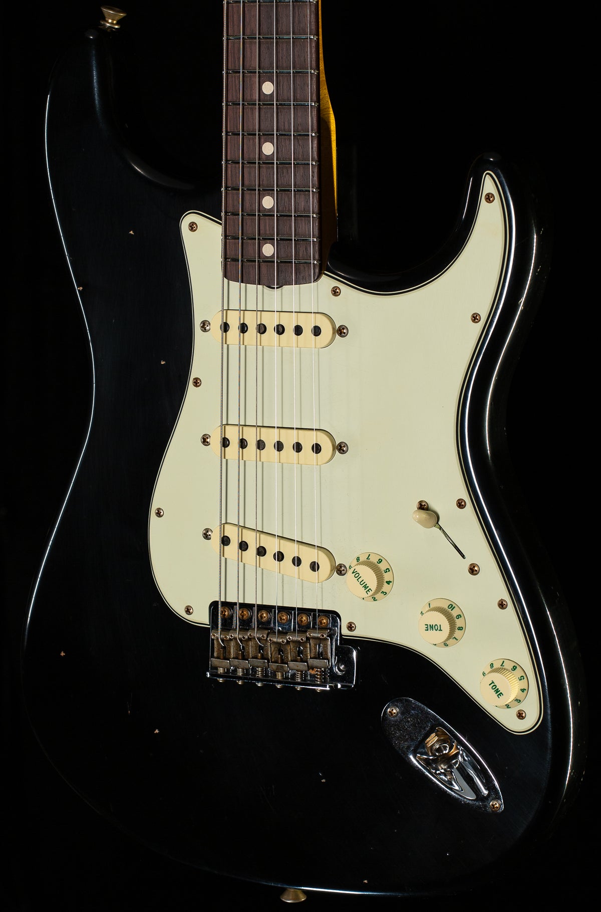 Fender Custom Shop Willcutt True '62 Stratocaster Journeyman Relic Black Large C (860)