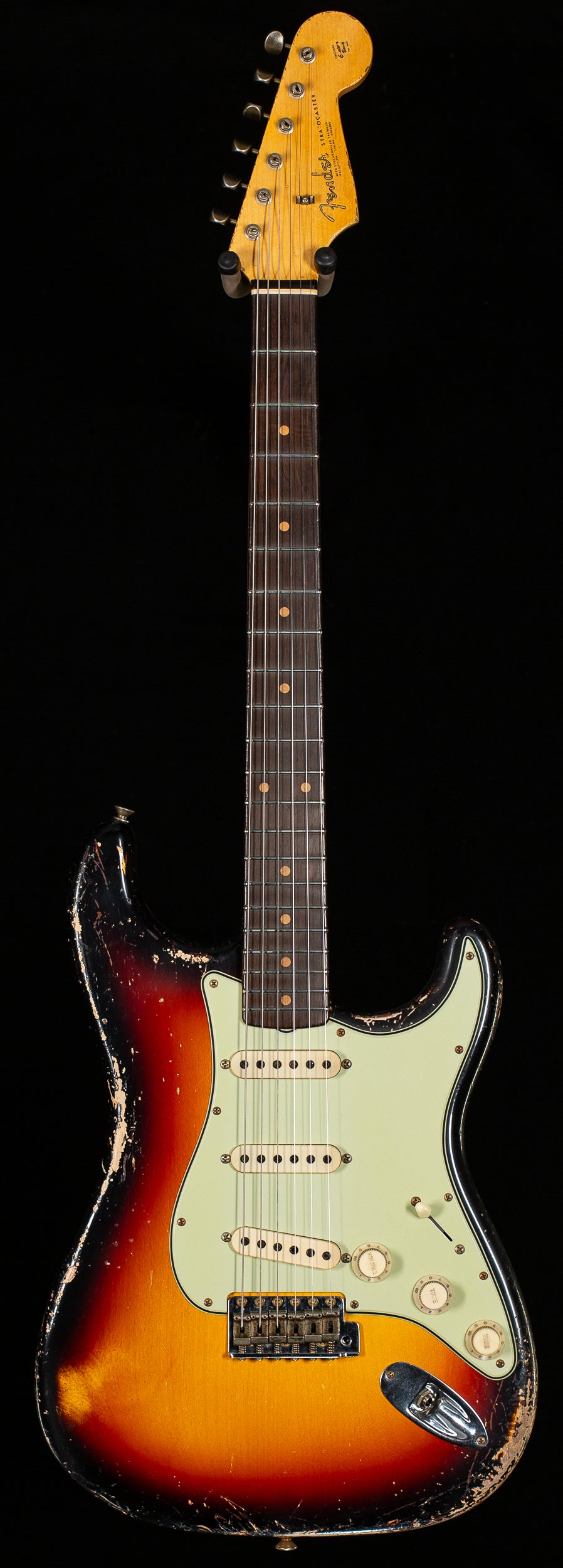 Fender Custom Shop Masterbuilt Dennis Galuszka Willcutt "THE 63" Strat Relic 3-Tone Sunburst (039)