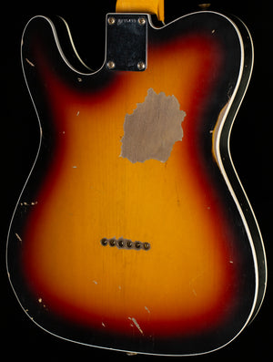 Fender Custom Shop Masterbuilt Austin MacNutt 1959 Telecaster Custom Brazilian Heavy Relic3-Tone Sunburst (433)