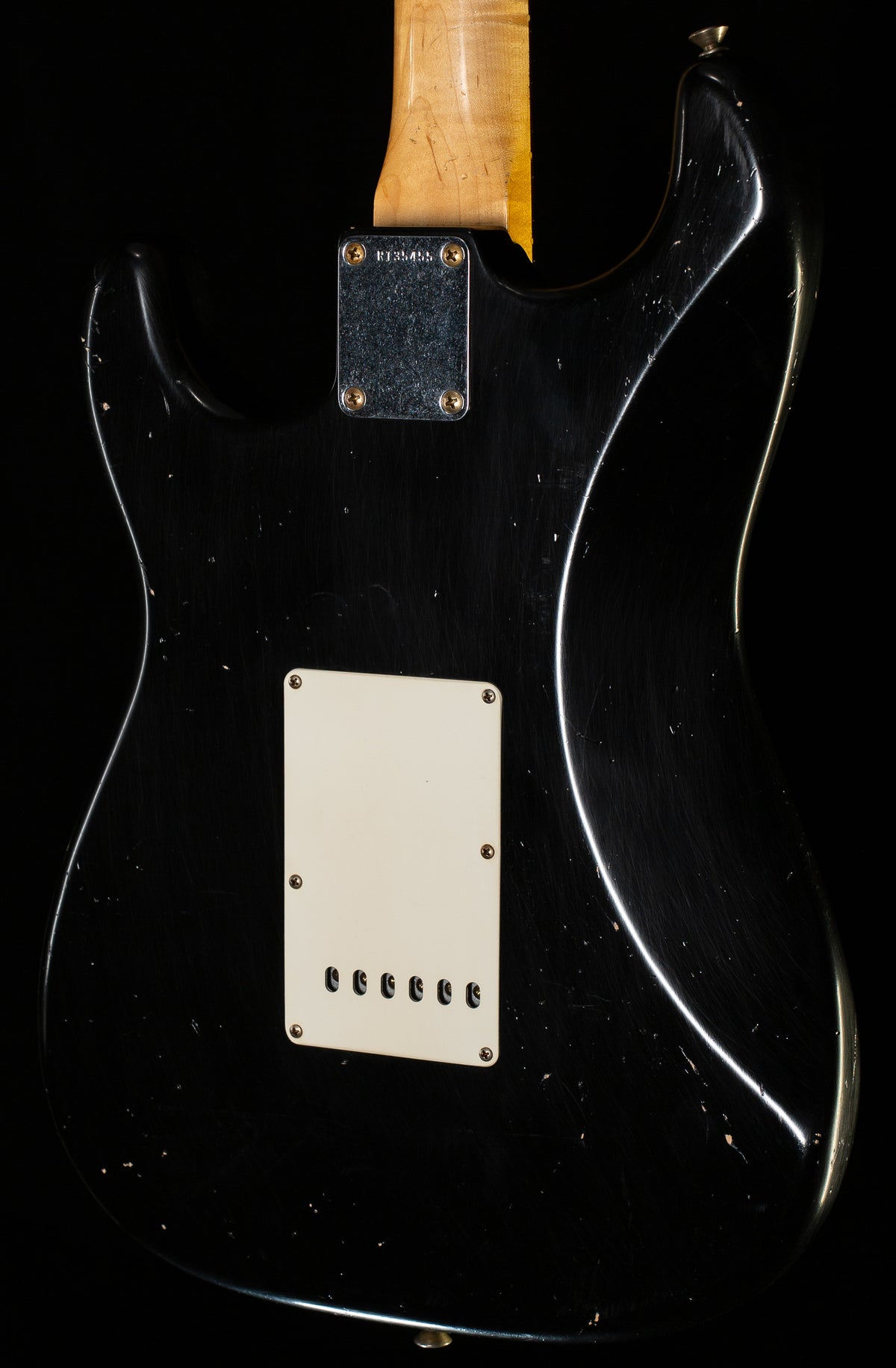 Fender Custom Shop Masterbuilt Dennis Galuzska True '62 Strat Journeyman Relic Black Brazilian 59 C (455)