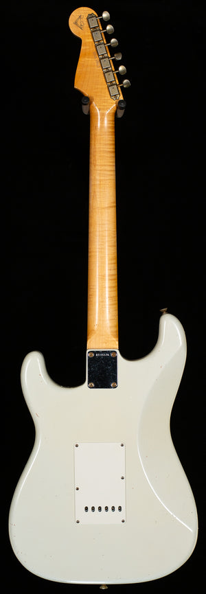 Fender Custom Shop True '62 Strat Journeyman Relic Masterbuilt Dennis Galuszka Olympic White Brazilian (536)