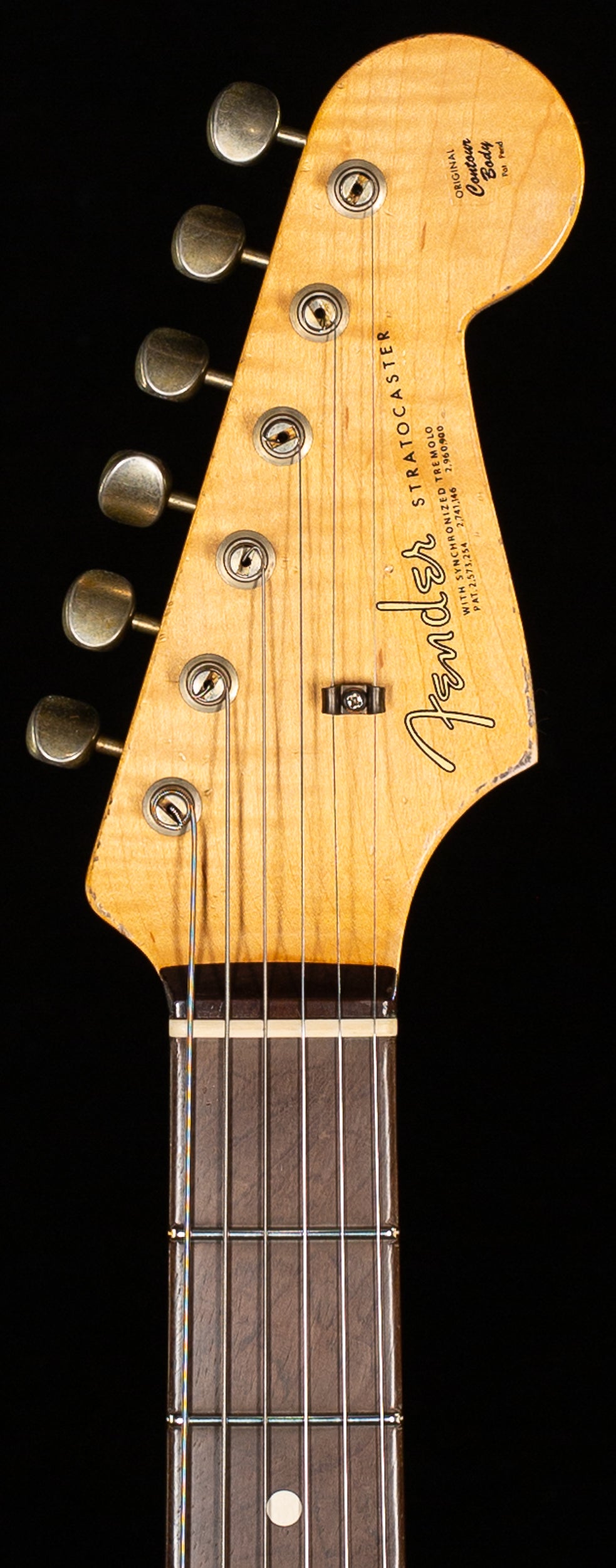 Fender Custom Shop True '62 Strat Journeyman Relic Masterbuilt Dennis Galuszka Olympic White Brazilian (536)