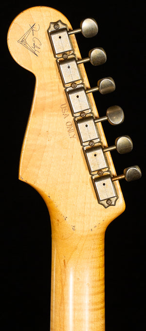Fender Custom Shop True '62 Strat Journeyman Relic Masterbuilt Dennis Galuszka Olympic White Brazilian (536)