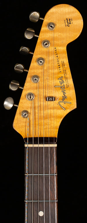 Fender Custom Shop Masterbuilt Dennis Galuzska True '62 Strat Journeyman Relic Black Brazilian 59 C (880)