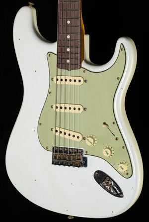 Fender Custom Shop Willcutt True '62 Stratocaster Journeyman Relic Olympic White 57 V (897)