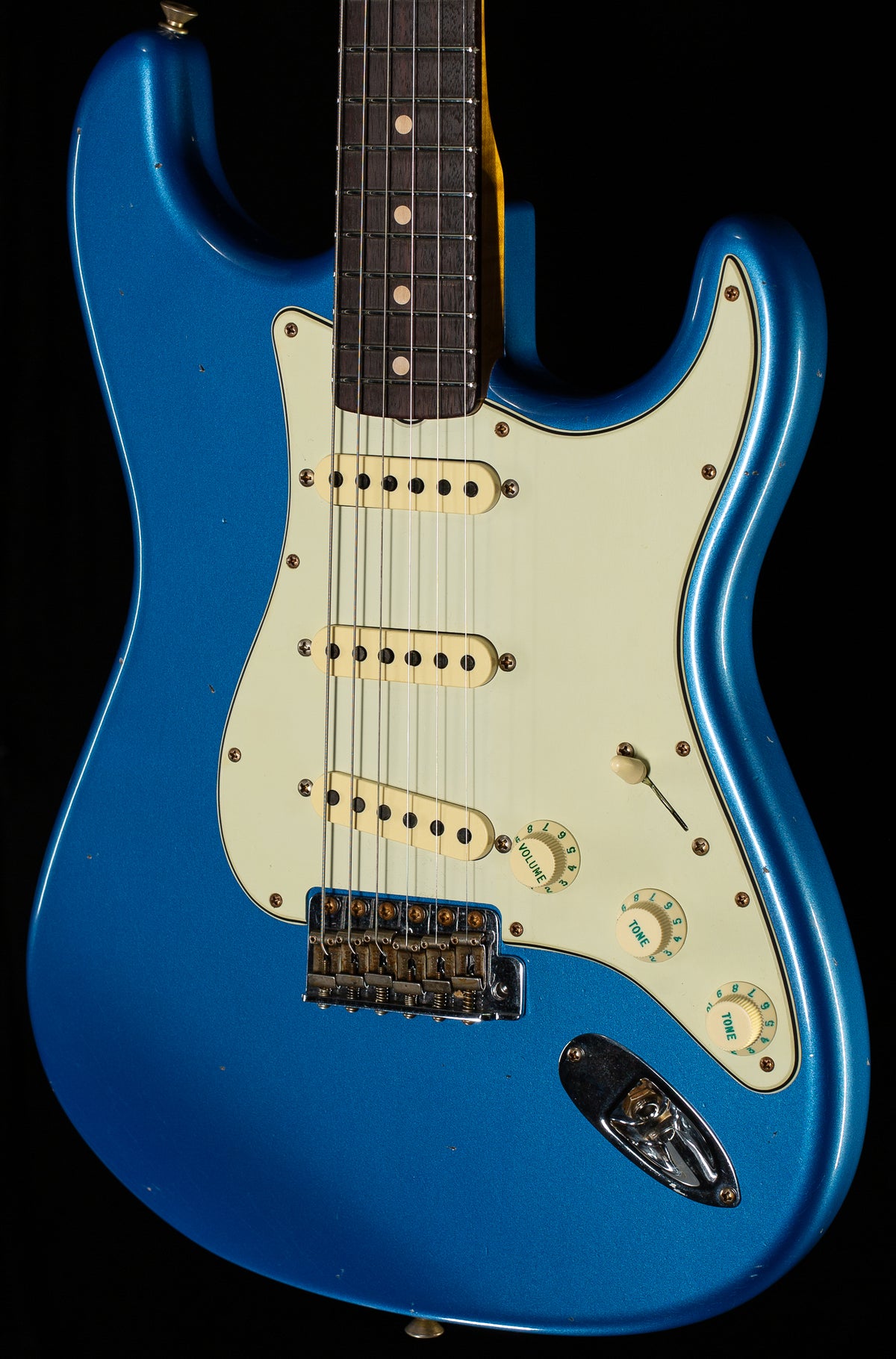 Fender Custom Shop Willcutt True &#39;62 Stratocaster Journeyman Relic Lake Placid Blue Large C (057)