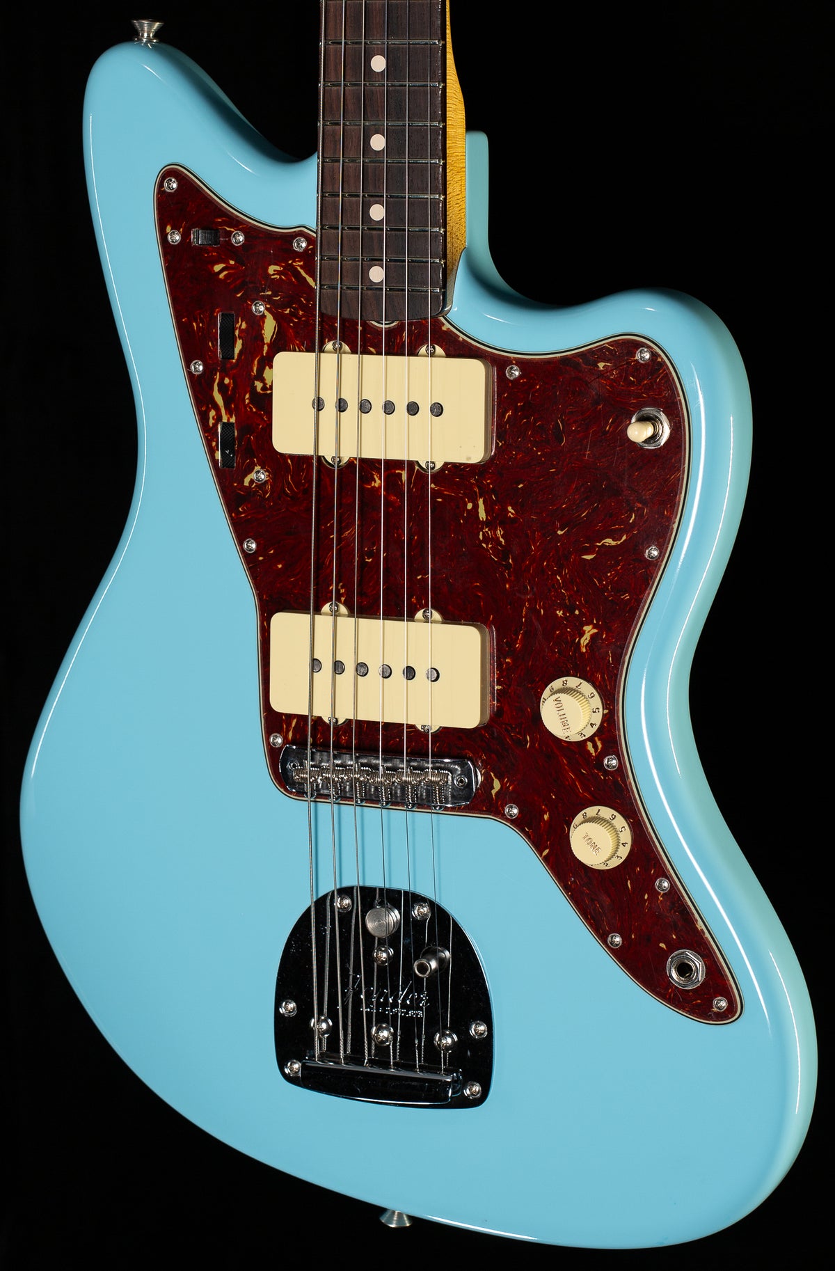 Fender Custom Shop 1962 Jazzmaster Time Capsule Finish Painted Matching Headstock Daphne Blue (268)