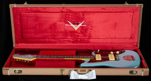 Fender Custom Shop 1962 Jazzmaster Time Capsule Finish Painted Matching Headstock Daphne Blue (268)