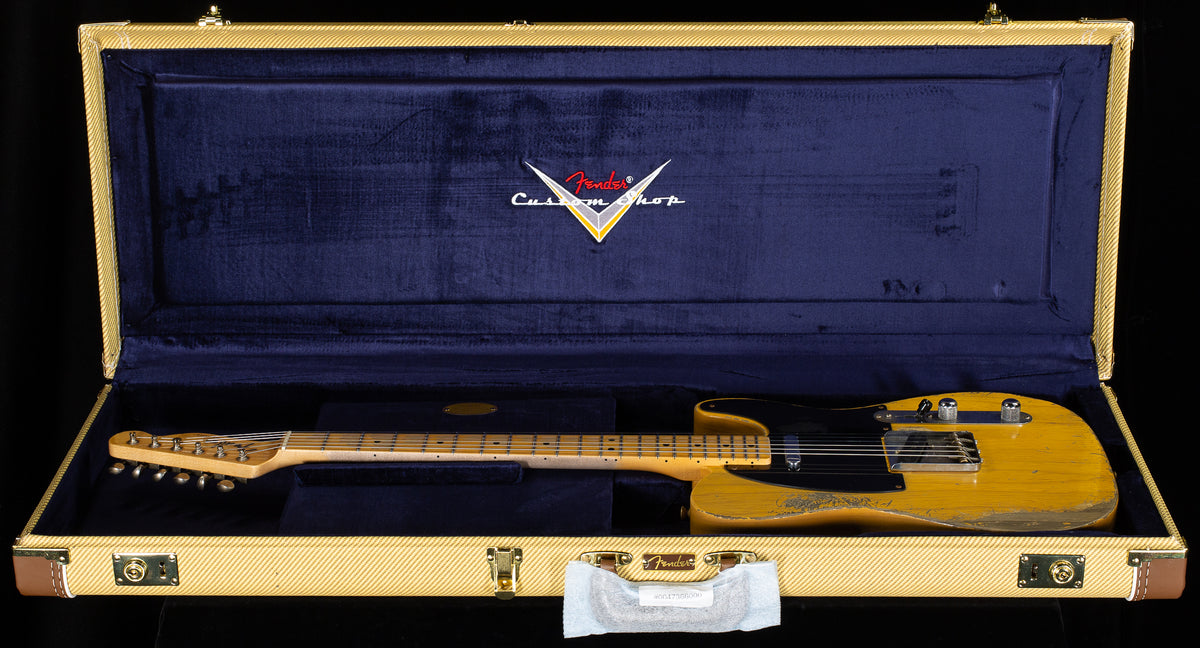 Fender Custom Shop Masterbuilt Austin McNutt 1952 Telecaster Heavy Relic Faded Butterscotch Blonde (999)