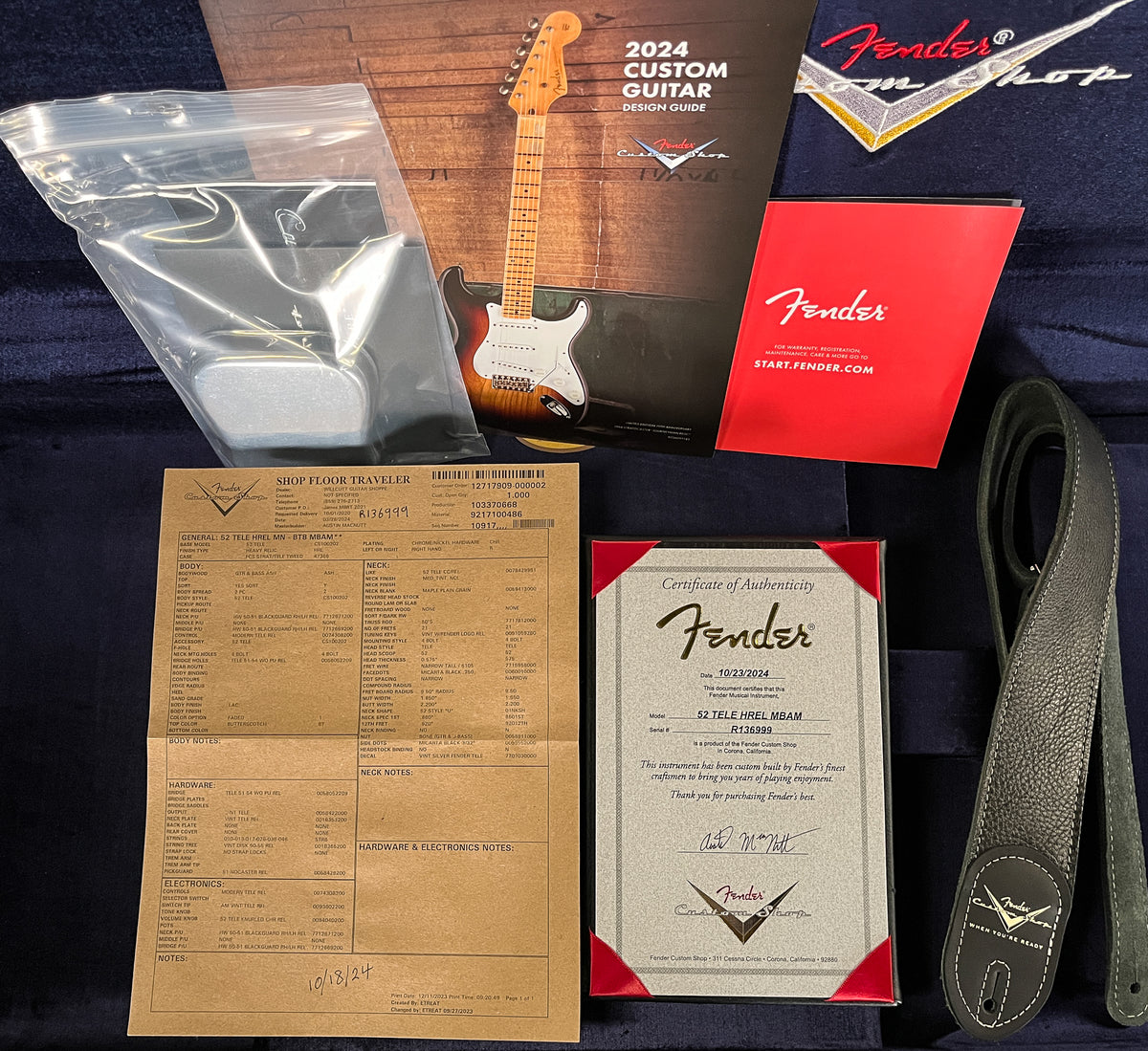 Fender Custom Shop Masterbuilt Austin McNutt 1952 Telecaster Heavy Relic Faded Butterscotch Blonde (999)