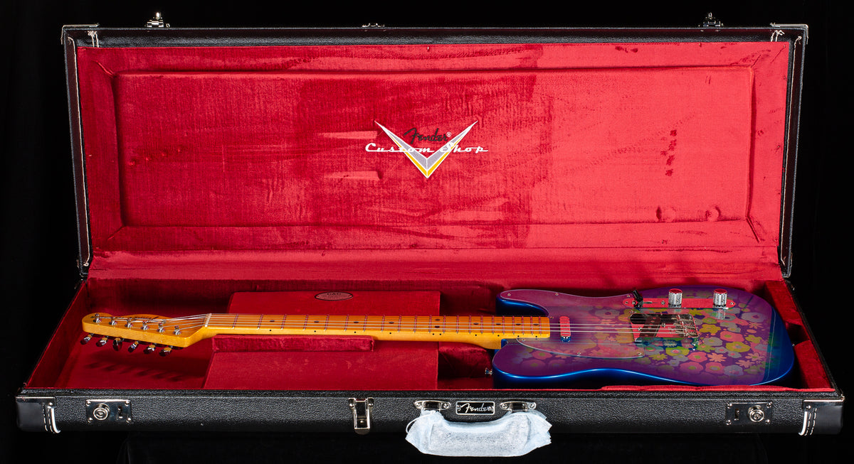 Fender Custom Shop Vintage Custom 1968 Telecaster Blue Flower (805)