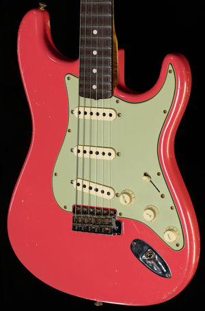 Fender Custom Shop Masterbuilt Dennis Galuzska True '62 Strat Journeyman Fiesta Red Brazilian 59 C  (969)