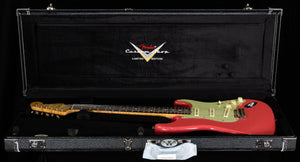 Fender Custom Shop Masterbuilt Dennis Galuzska True '62 Strat Journeyman Fiesta Red Brazilian 59 C  (969)