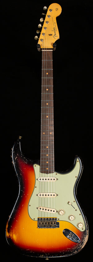 Fender Custom Shop Masterbuilt Dennis Galuszka Willcutt "THE 63" Stratocaster Relic 3-Tone Sunburst (064)