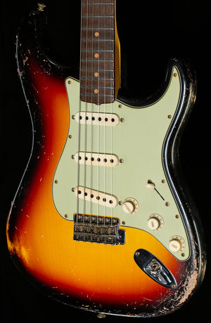 Fender Custom Shop Masterbuilt Dennis Galuszka Willcutt "THE 63" Stratocaster Relic 3-Tone Sunburst (064)