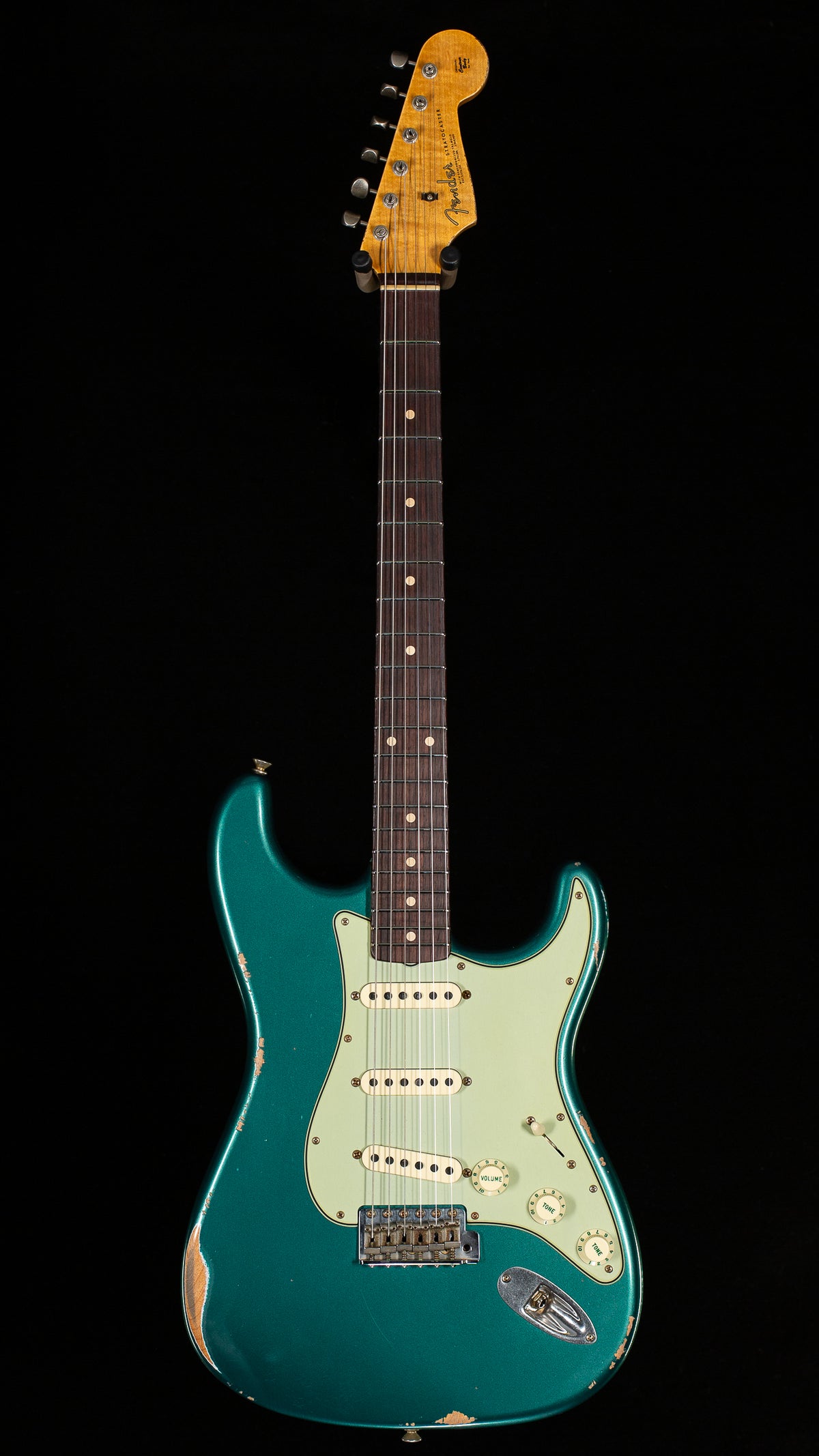 Fender Custom Shop Willcutt True '62 Stratocaster Relic Sherwood Green Metallic Large C (126)
