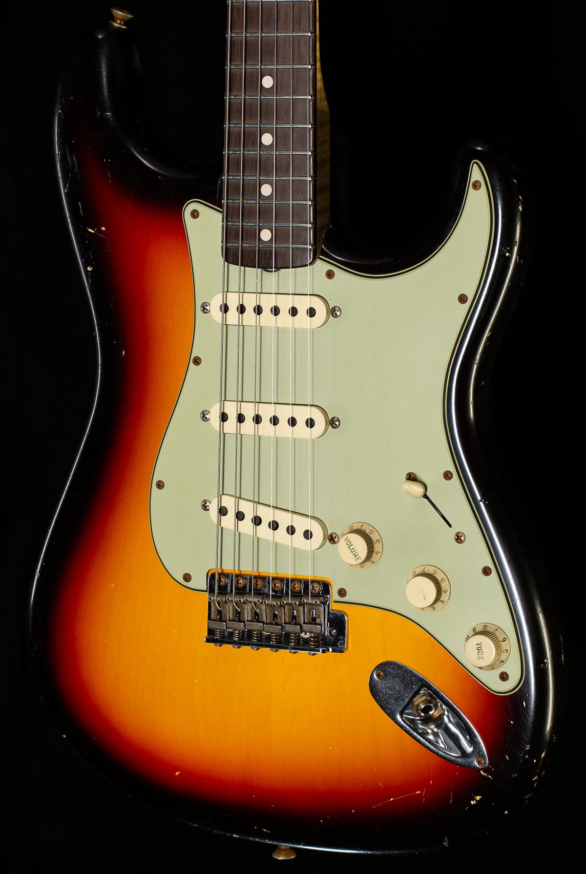 Fender Custom Shop Masterbuilt Dennis Galuzska True &#39;62 Strat Journeyman 3-Tone Sunburst Brazilian 59 C (307)