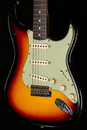 Fender Custom Shop Masterbuilt Dennis Galuzska True '62 Strat Journeyman 3-Tone Sunburst Brazilian 59 C (307)