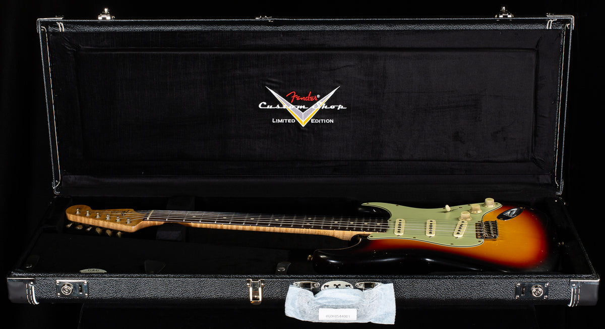 Fender Custom Shop Masterbuilt Dennis Galuzska True &#39;62 Strat Journeyman 3-Tone Sunburst Brazilian 59 C (307)