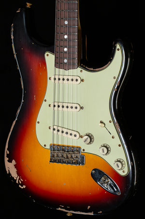 Fender Custom Shop Michael Landau Signature 1968 Stratocaster, Round-Laminated Rosewood, Bleached 3-Color Sunburst (652)