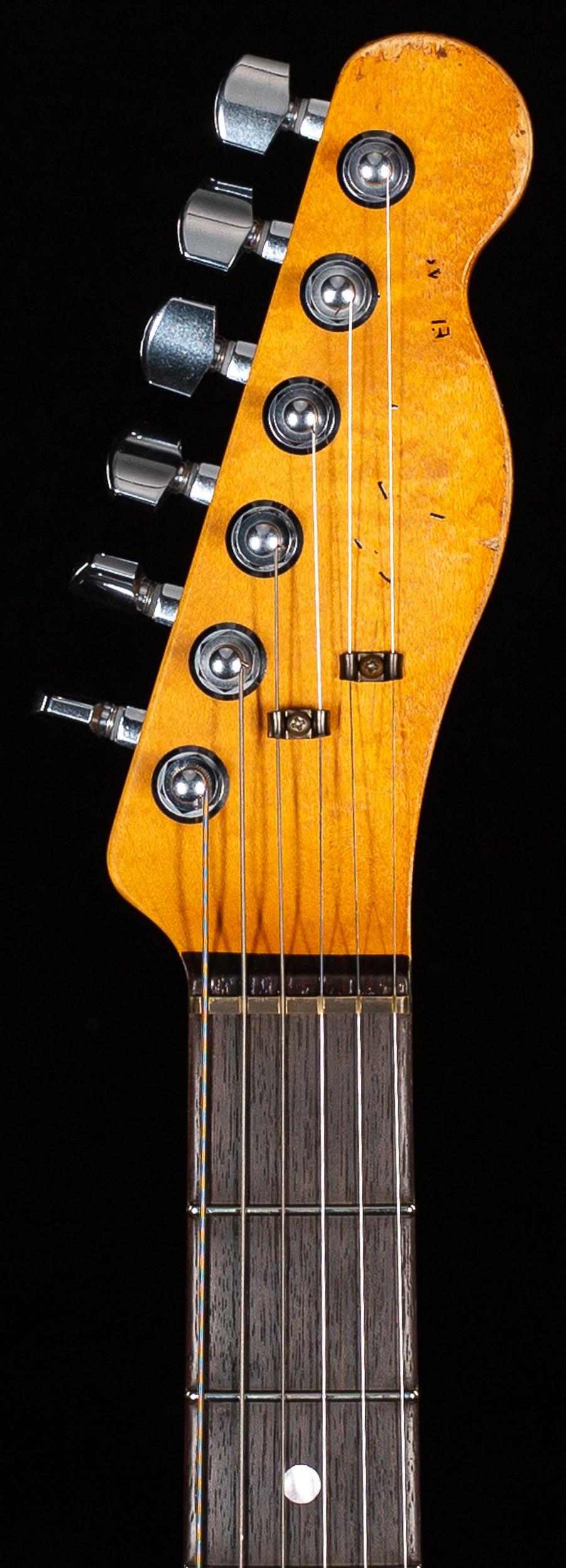 Fender Custom Shop Masterbuilt Paul Waller Ltd Joe Strummer Telecaster Super Heavy Relic Aged Black over 3-Color Sunburst (774)