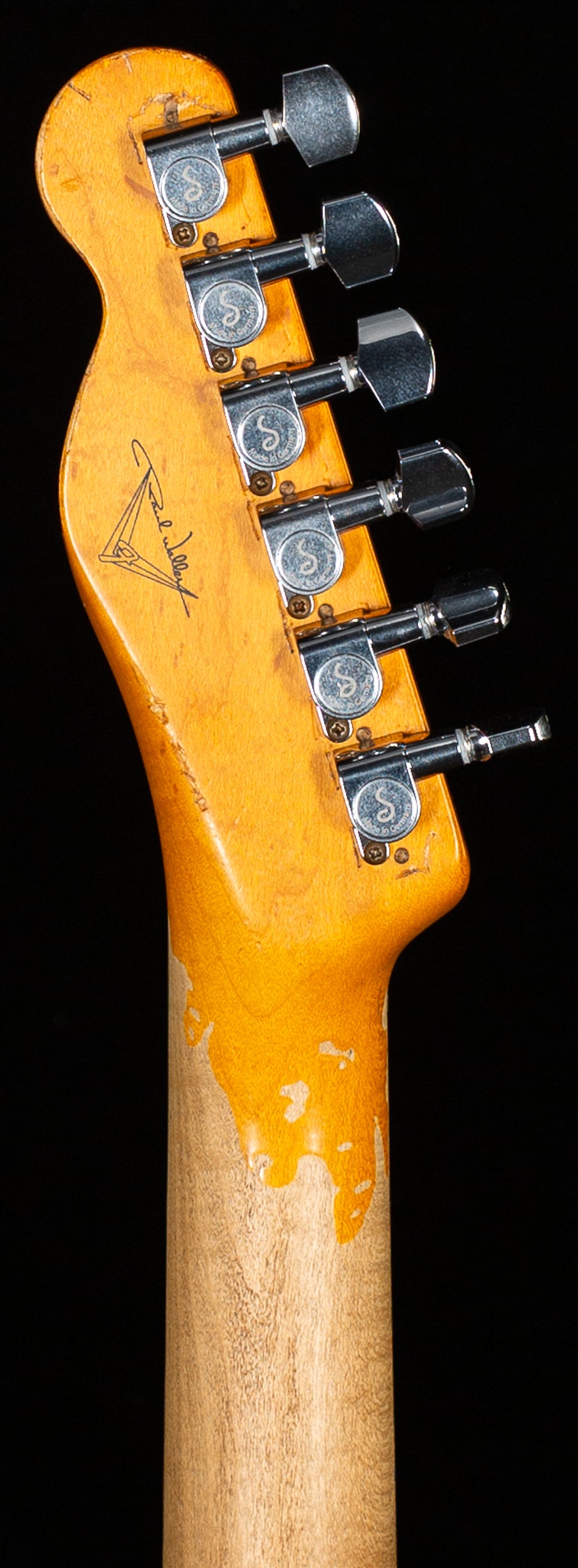 Fender Custom Shop Masterbuilt Paul Waller Ltd Joe Strummer Telecaster Super Heavy Relic Aged Black over 3-Color Sunburst (774)