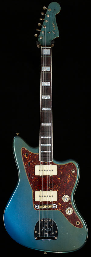 Fender Custom Shop Masterbuilt Levi Perry 1965 Jazzmaster Journeyman Relic Rosewood Painted Head Cap Lake Placid Blue (010)