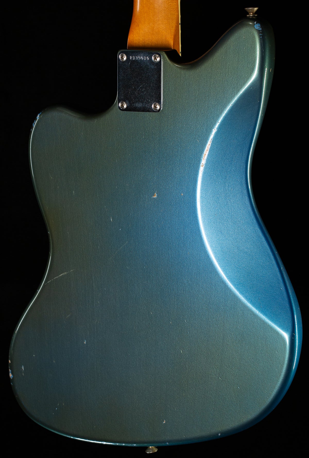 Fender Custom Shop Masterbuilt Levi Perry 1965 Jazzmaster Journeyman Relic Rosewood Painted Head Cap Lake Placid Blue (010)