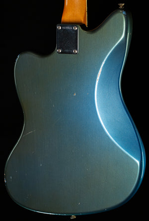 Fender Custom Shop Masterbuilt Levi Perry 1965 Jazzmaster Journeyman Relic Rosewood Painted Head Cap Lake Placid Blue (010)