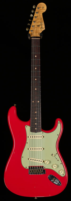 Fender Custom Shop Willcutt True '62 Stratocaster Journeyman Relic Fiesta Red '57 V (038)