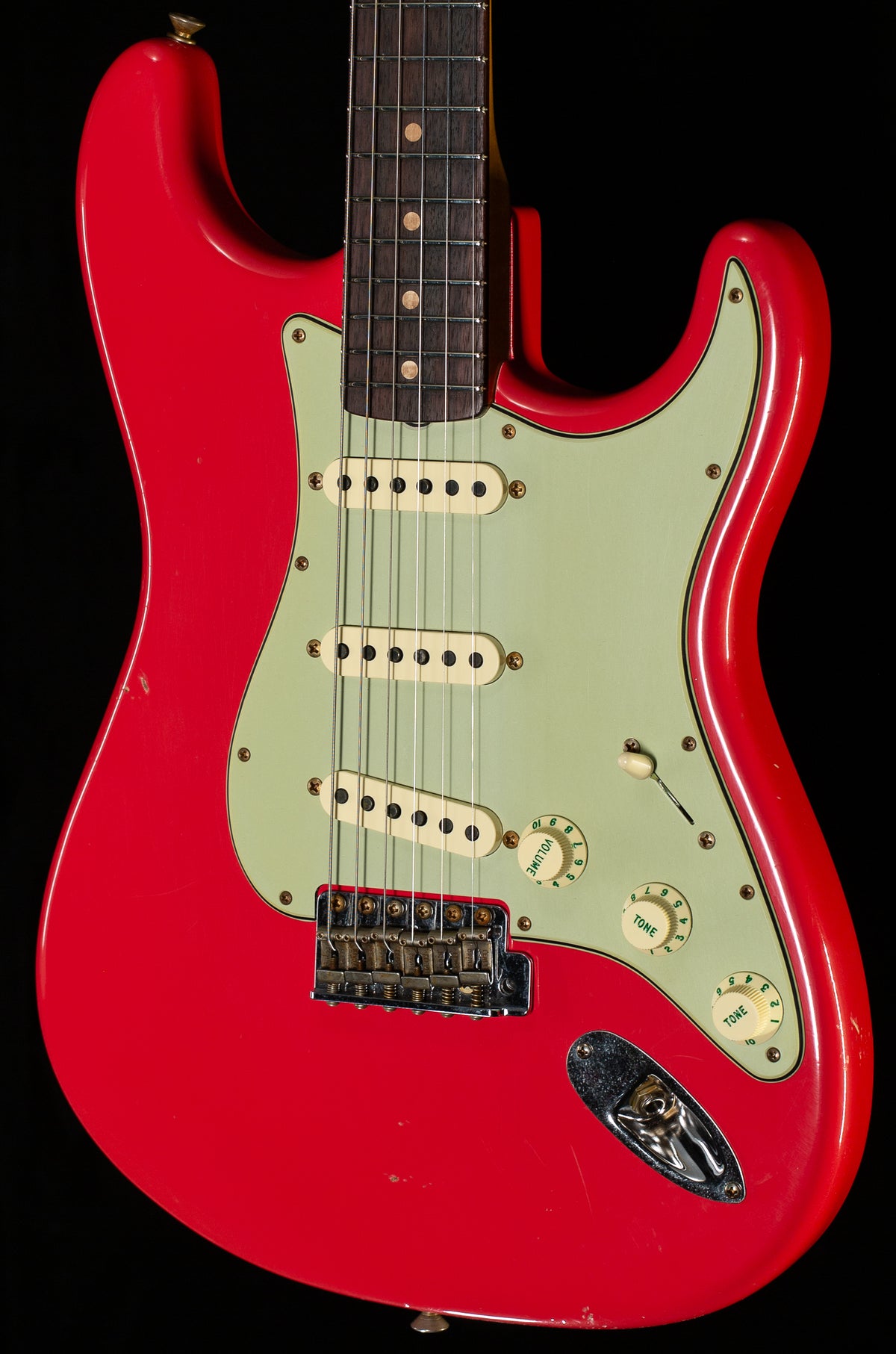 Fender Custom Shop Willcutt True &#39;62 Stratocaster Journeyman Relic Fiesta Red &#39;57 V (038)