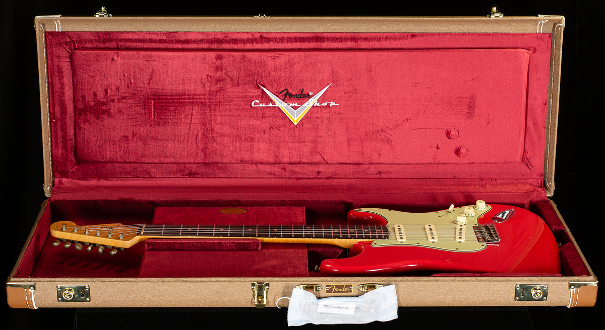 Fender Custom Shop Willcutt True &#39;62 Stratocaster Journeyman Relic Fiesta Red &#39;57 V (038)