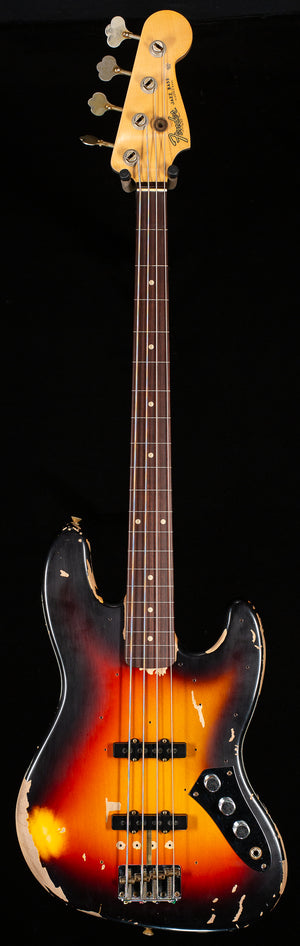 Fender Custom Shop Jaco Pastorius Tribute Fretless Jazz Bass Rosewood Fingerboard 3-Color Sunburst (052)