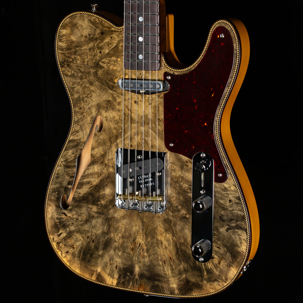 Fender Custom Shop Artisan Buckeye Burl Double Esquire Aged Natural (803)