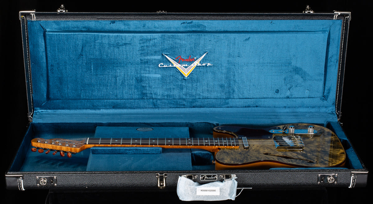 Fender Custom Shop Artisan Buckeye Burl Double Esquire Aged Natural (803)