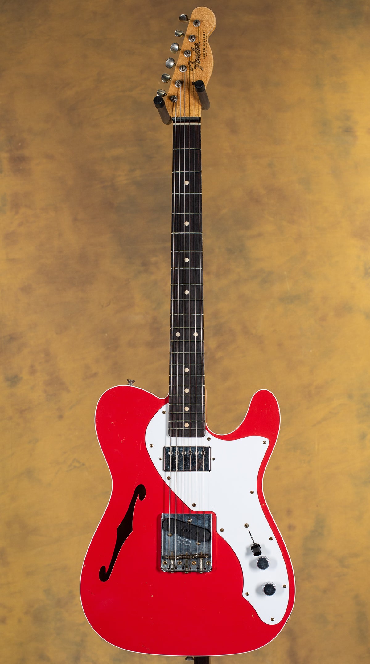 2024 Fender Custom Shop Masterbuilt Kyle McMillin Custom Thinline Telecaster Journeyman Relic Candy Apple Red